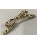 Vintage Monet Bow Brooch Pin Signed  - $16.59 CAD