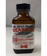 Duke Cannon The Great American Beard Oil 3 oz - Made With Budweiser Beer - £15.26 GBP