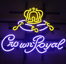 New Crown Royal Whiskey Beer Pub Bar Neon Sign 17&quot;x14&quot; - £106.06 GBP