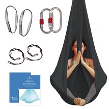 Aerial Yoga Hammock - Durable Aerial Silk With Extension Straps, Carabin... - $111.99