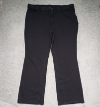 D &amp; Co. Denim + Company Women&#39;s Size 28WT Mid-Rise Bootcut Black Pants - £14.73 GBP