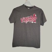 Viterbo University Shirt Mens Medium Gray La Crosse Wis Short Sleeve Cas... - £10.13 GBP