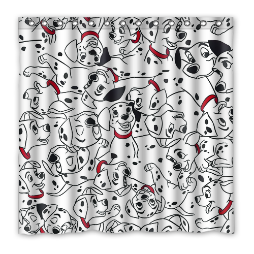 New!!! 101 Dalmatians Custom Waterproof Polyester Shower Curtain 4 Size Item image 8