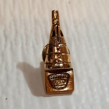 Vintage General System Service Award Pin tie tack lapel gold tone telephone - $44.00