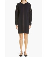 Max Mara Tanaro Long Sleeve Virgin Wool Shift Dress Medium M - $98.99