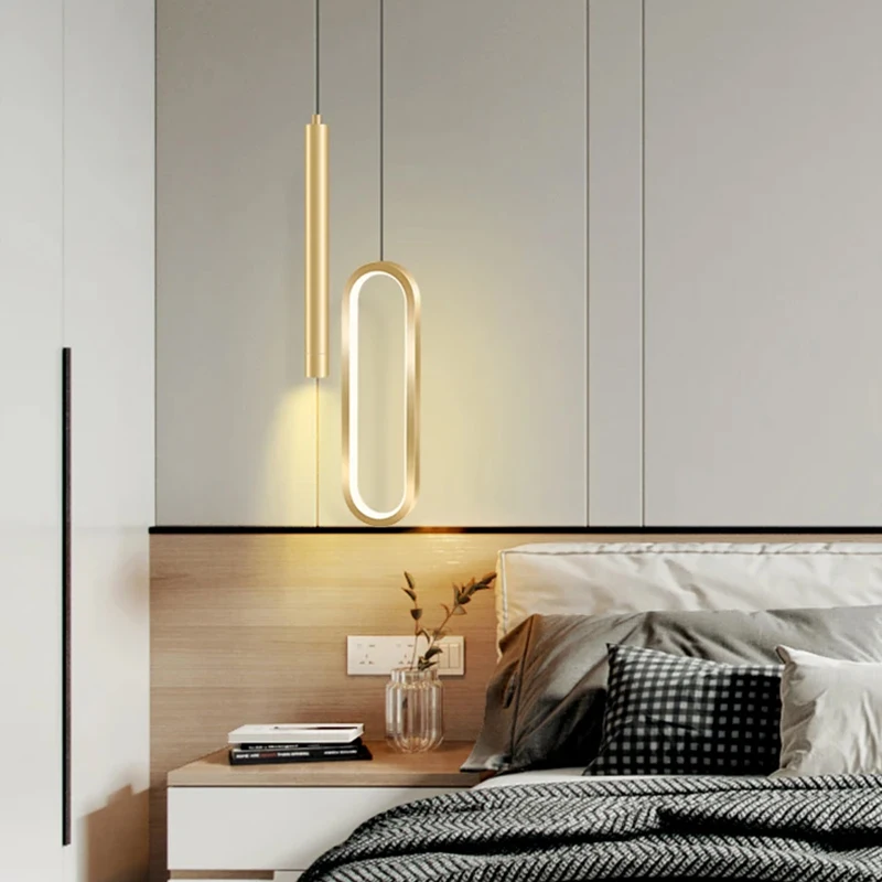 Nordic LED Pendant Lamp Interior Lighting Hanging Lamps Home Bedside Liv... - $24.37+