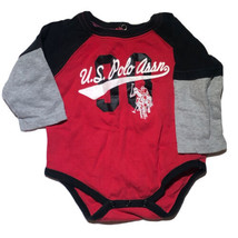 Ralph Lauren US Polo Assn 3-6M Infant Baby One Piece Shirt 3-6 Months - £4.00 GBP