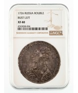 1726 Russia Rouble Bust Left Catherine I Graded by NGC as XF40 KM #168 - £4,149.48 GBP