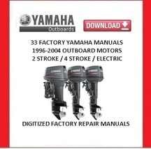 YAMAHA Outboard Motors 33 Factory Service Repair Manuals - $25.00