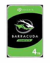 Seagate 4TB BarraCuda SATA 6Gb/s 256MB Cache 3.5-Inch Internal Hard Driv... - £110.97 GBP