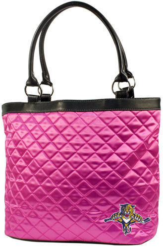 New FLORIDA PANTHERS Pink Quilted Hobo Bag PURSE NHL Hockey NWT Free Shipping !