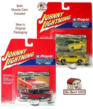 Johnny Lightning Mopar Muscle Plymouth Duster &amp; Sport Cars 237-04 Hot Wh... - £17.44 GBP