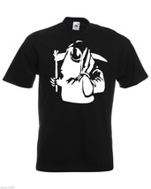 Mens T-Shirt Banksy Street Art Graffiti, Death Happy Smile Face, Braid Tshirt - £18.90 GBP