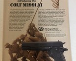Colt M1991 A1 Vintage Print Ad Advertisement  pa16 - £8.48 GBP