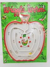 Vintage 1978 WIGGLE WORM  board game maze Smethport No 273 14&quot; jumping bean - $13.57