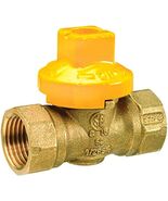B &amp; K Gas Ball Valve 3/4 &quot; Flat Head Forged Brass Chrome Plated Bulk - $41.13 CAD