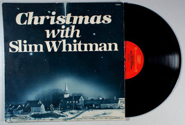 Slim Whitman - Christmas With (1981) Vinyl LP • Holiday, Silent Night, White - £13.49 GBP