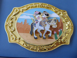 Disney Trading Pins Mickey Mouse Western Buckle - £37.36 GBP