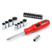 Powerbuilt 20 Piece SAE/Metric Impact Driver and Socket Set - 647768 - $64.35