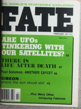FATE digest February 1977 UFOs ghosts psychics etc. - £11.84 GBP