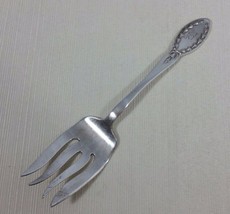 Vintage Diana by Alvin 7 1/2 Inch Silverplate Medium Cold Meat Serving Fork - £12.52 GBP