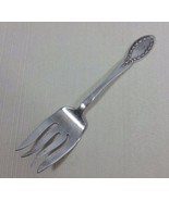 Vintage Diana by Alvin 7 1/2 Inch Silverplate Medium Cold Meat Serving Fork - $15.99