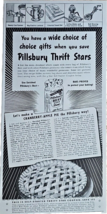 1941 PILLSBURY THRIFT STARS BEST XXXX FLOUR - PIE -Vintage Print Ad-WWII - $11.16