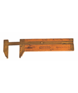 Vtg Stanley Rule &amp; Level Co No 136  Boxwood &amp; Brass 4&quot; Ruler Caliper Too... - $220.78 MXN