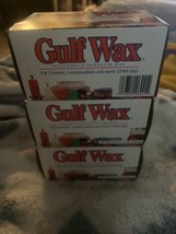 Gulf Wax Household Paraffin Wax 3 Box Lot for Candlemaking Candle Canning + - $18.69