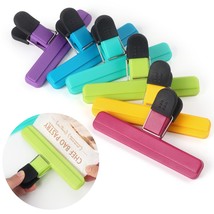 6 Pack Large Chip Bag Clips Assorted Color Food Bag Clips Plastic Heavy Duty Sea - $16.99