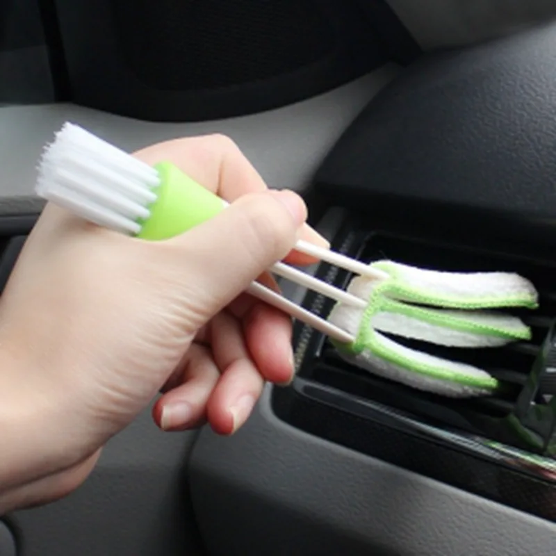 TRUEFUL Car Air-conditioner Outlet Cleaning Tool - 2 In 1 Duster Brush Cleaner - £10.92 GBP