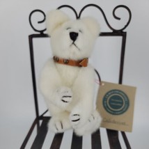 Boyd&#39;s Bear Caledonia Polar Bear 6&quot; with Studded Leather Collar Jointed  NWT - £8.63 GBP