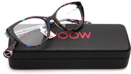 New Woow Night Call 3 Col 0338 Granite Purple Eyeglasses Frame 51-16-143mm B38 - £134.85 GBP