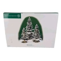  Department 56 Village Accessories Pequot Pines Set of 3 Trees 52818 Retired - £78.10 GBP