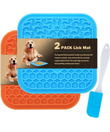 Lick Mat for Dogs - Slow Feeder Licking Mat with Suction Cups for Peanut... - $11.28
