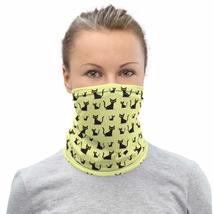 Halloween Cats Design Calamansi Breathable Washable Neck Gaiter - £17.24 GBP