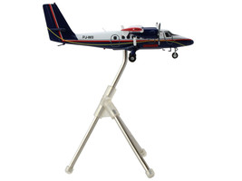 De Havilland DHC-6-300 Commercial Aircraft w Flaps Down Winair White Blue w Red - £59.13 GBP