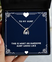 Sarcasm Aunt Gifts, This is What an Awesome Aunt Looks Like, Cute Christmas Wish - £37.87 GBP