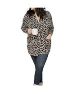 Smash Tess Leopard Print Everywear Cardi Cardigan Size S Beige Black Poc... - $272.66 MXN