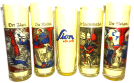 5 Sion Kolsch Cologne German Beer Glasses - $29.95