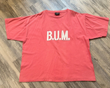 Vtg 90s BUM B.U.M. Equipment T-shirt Men’s Size Medium 1992 Raised Print... - £16.81 GBP