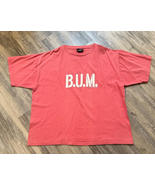 Vtg 90s BUM B.U.M. Equipment T-shirt Men’s Size Medium 1992 Raised Print... - £16.81 GBP