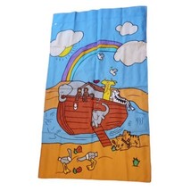 Vintage Noah&#39;s Ark Decorative Colorful Garden Flag Wall Tapestry 48&quot;x28&quot; EUC - £15.00 GBP