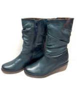 MIZ MOOZ  BUTTER LEATHER  BOOTS SIDE FULL ZIP FOREST GREEN  37EU / 7US  ... - €60,72 EUR