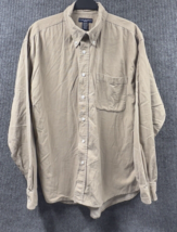 VTG Ivy Crew Classics Shirt Mens XL Brown Soft Corduroy Button Down Cott... - $21.04
