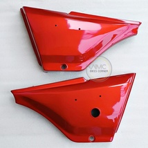 A PAIR: FRAME SIDE COVER LH+RH (RED) NEW FOR KAWASAKI GTO MACH 4 GTO-M4 - $26.99