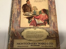 Original 1927-28 large Montgomery Ward Catalog, Antique Toys, Fashion, Guns, ETC - £47.92 GBP