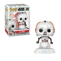 Star Wars Holiday C-3PO As A Snowman Vinyl Pop! Figure Toy #559 Funko New In Box - £10.62 GBP
