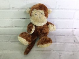 Caltoy Cal Toy Monkey Plush Stuffed Animal Brown Cream Soft - £29.98 GBP