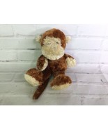 Caltoy Cal Toy Monkey Plush Stuffed Animal Brown Cream Soft - £29.87 GBP